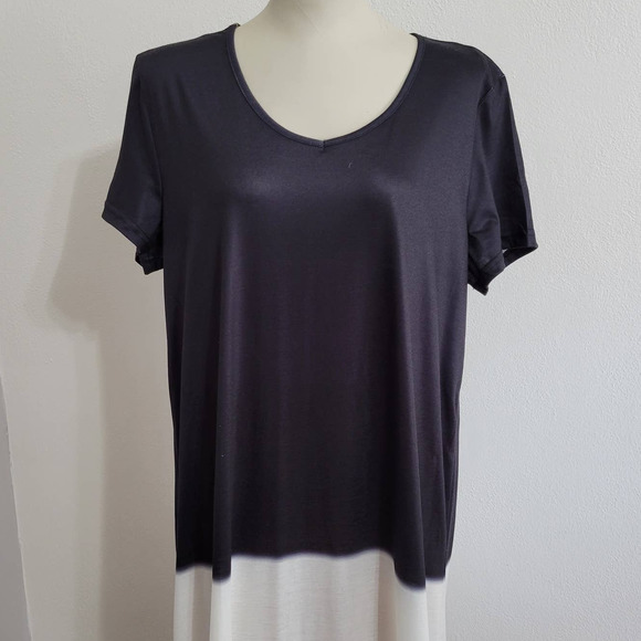 MISSLOOK Color Block Short Sleeve Maxi Dress - Picture 4 of 9